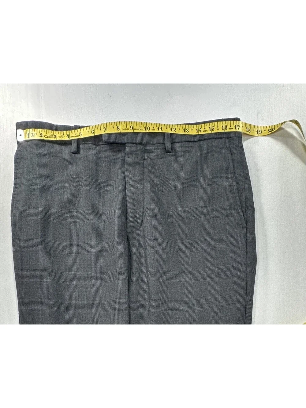 Banana Republic Flat Front Slim Dress Pants Gray Mens 34/32